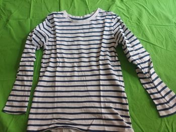 pull tee shirt à raies h et m