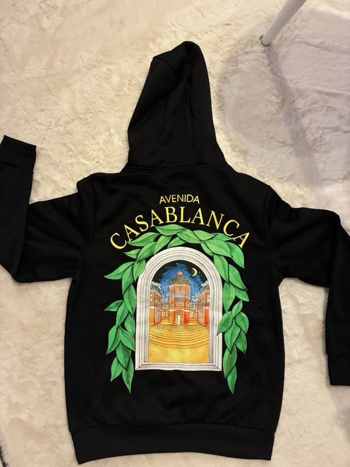 Pull à capuche casa blanca - photo numéro 2