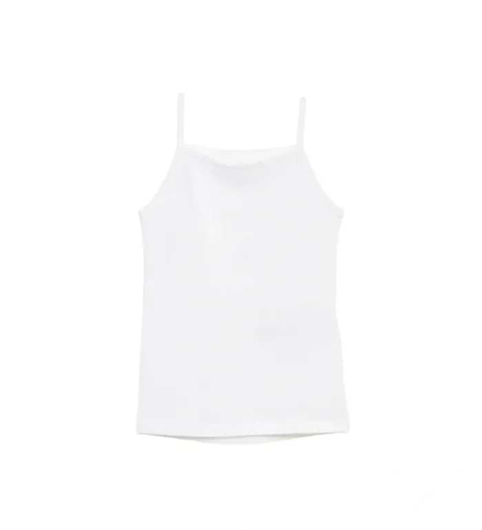 🩷 Tee-shirt a bretelles maillot de corps 4 ans Kiabi #emyfleury_4ansfille