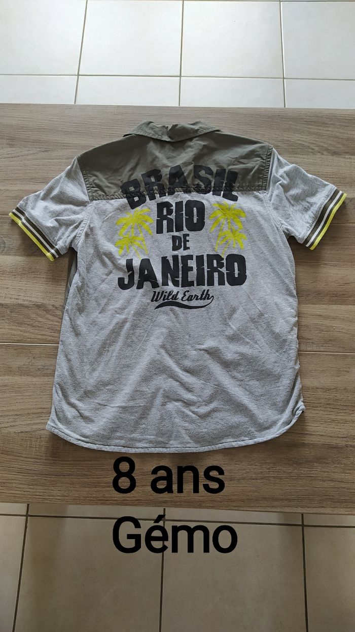 Chemise manches courtes 8 ans Gémo - photo numéro 2