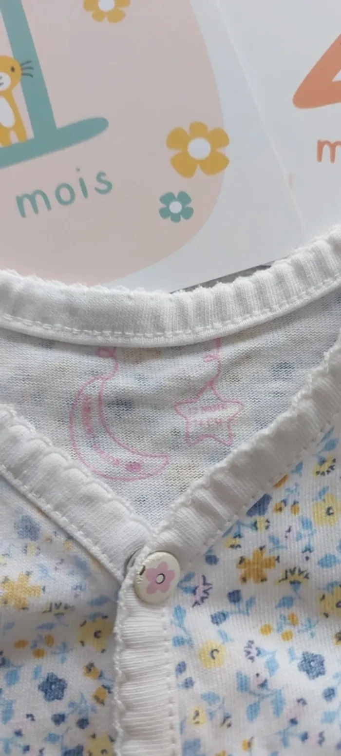 Pyjamas été bébé fille 12 mois - photo numéro 2