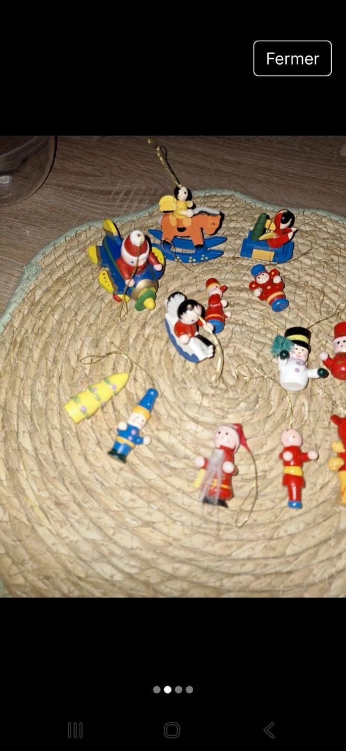 Figurines vintage  pour sapin