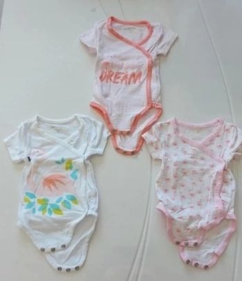 Lot de 3 bodies Orchestra - 1 mois