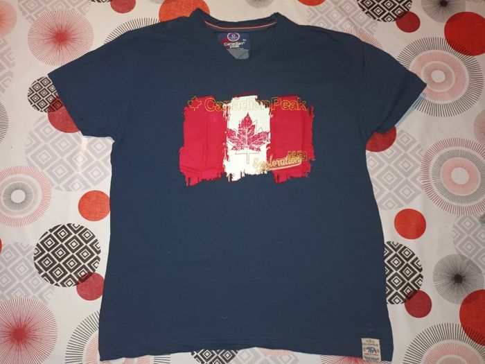 Lot 2 t-shirts manches courtes Canadian Peak 👨 taille XXL - photo numéro 2
