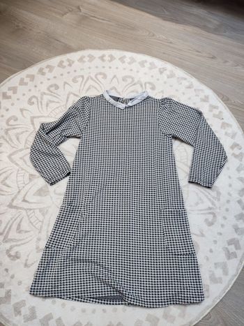 Robe pied de poule taille 10 ans