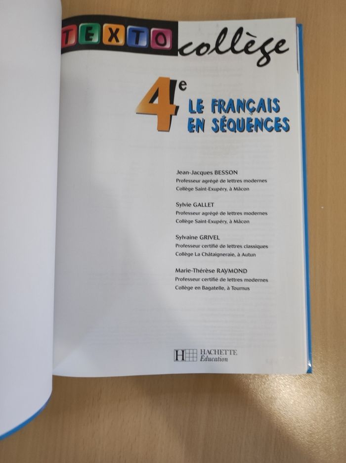Français 4eme - photo numéro 2
