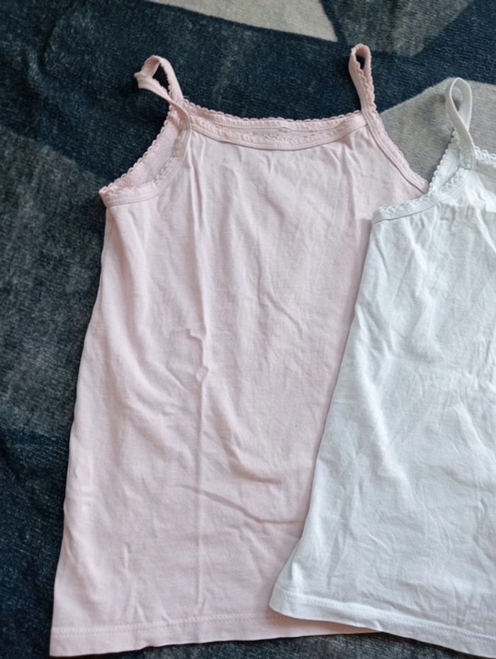 Lot de deux maillots de corps fille - photo numéro 2