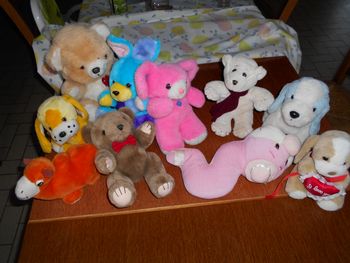 lot peluches