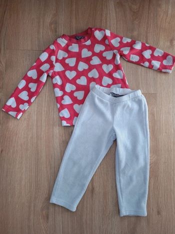 Pyjama polaire fille 2 ans