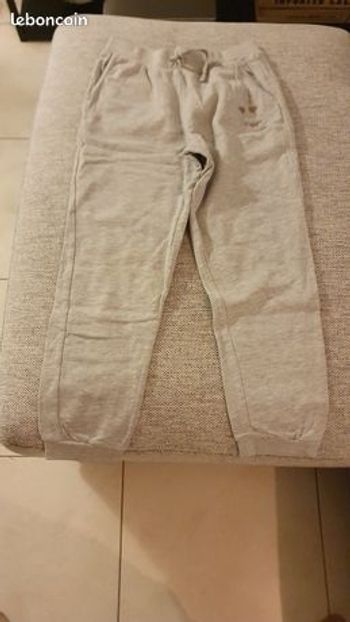 Pantalon de jogging fille gris clair - Verbaudet -  Taille 10 ans