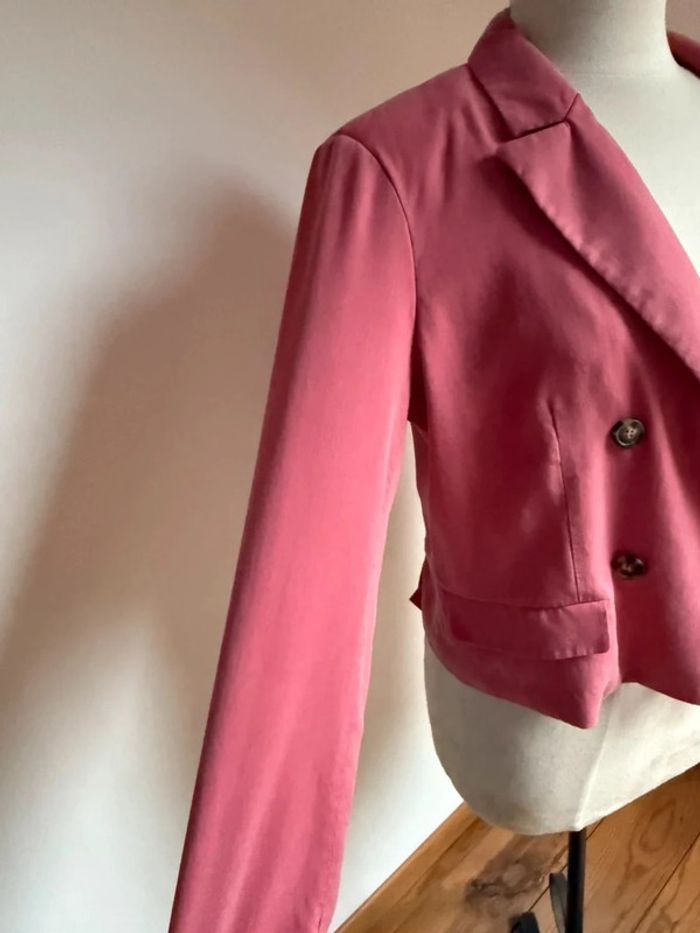 Superbe Blazer Veste Promod rose 🌸 M 38 40 - photo numéro 4
