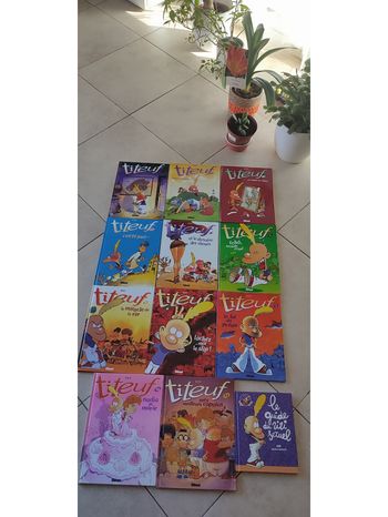 Lot BD Titeuf Tomes 1 à 11 + guide du zizi sexuel
