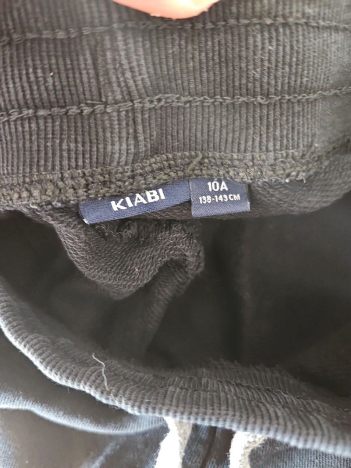 Pantalon de survêtement noir 10 ans kiabi Vet - photo numéro 5