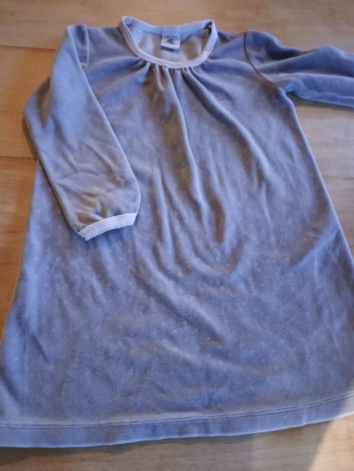 Chemise de nuit Petit bateau velours 4 ans