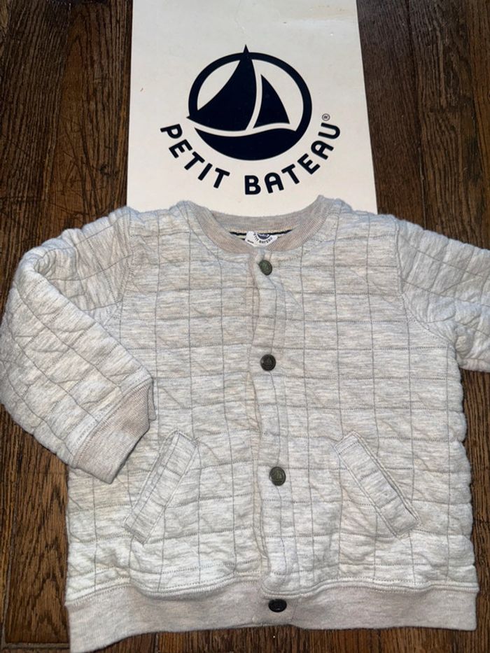Gilet petit bateau 12 mois - photo numéro 2