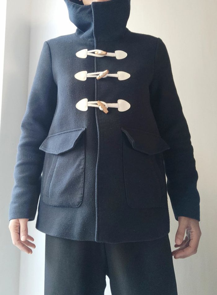Veste intersaison EDC by Esprit avec capuche bleu marine M très bon état - photo numéro 4