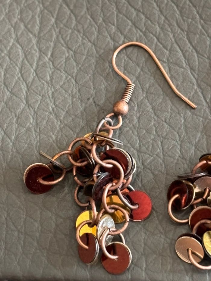 Boucles d’oreilles artisanales - photo numéro 3