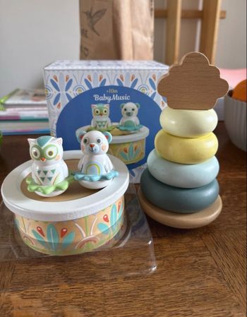 boîte musique Djeco et culbuto À partir de 10 mois