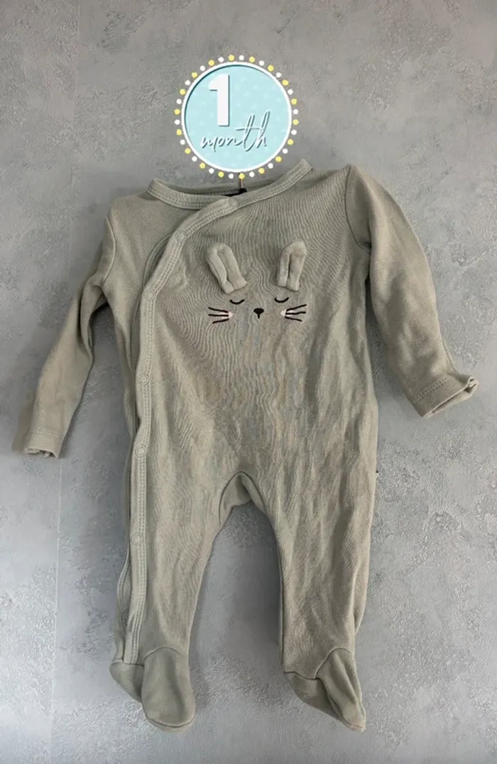Pyjama lapin vert