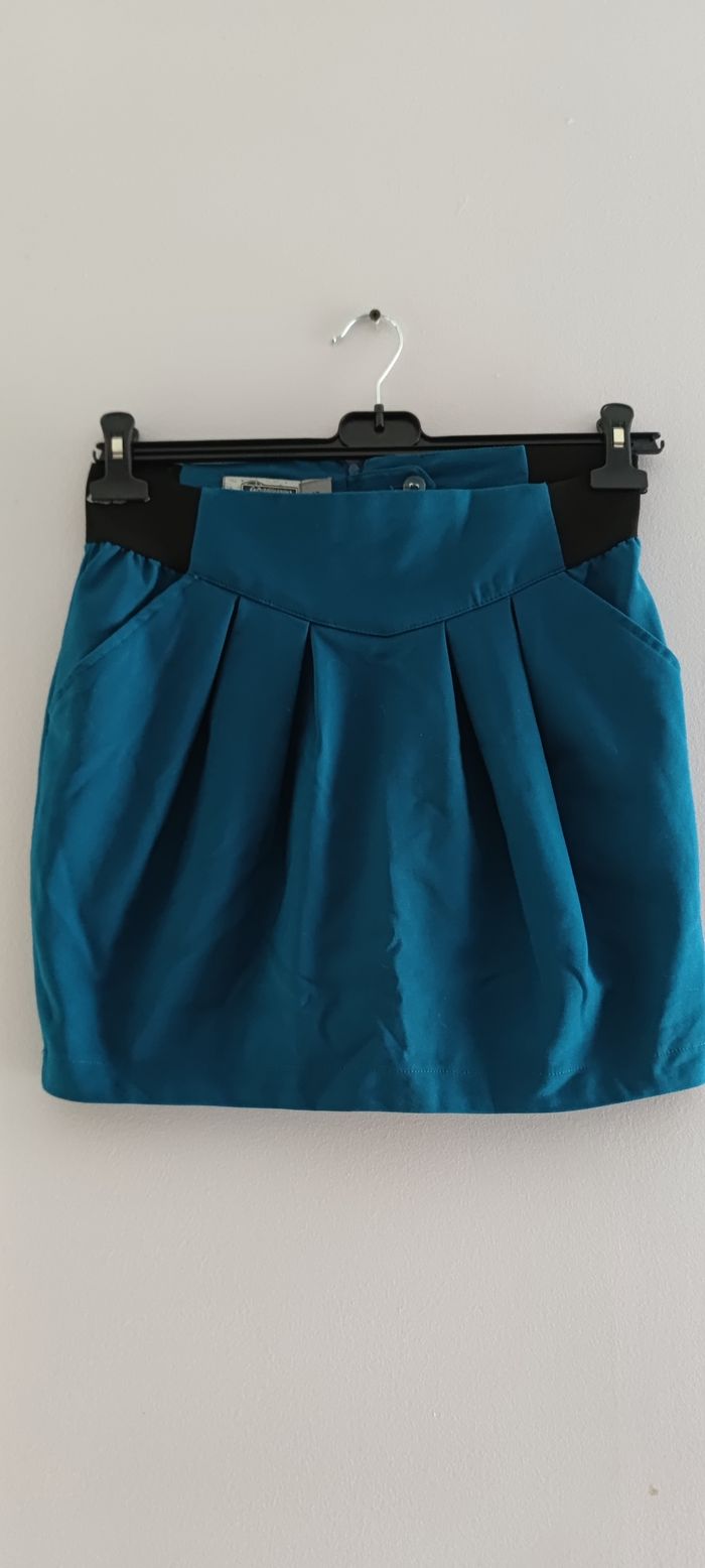 jupe bleu