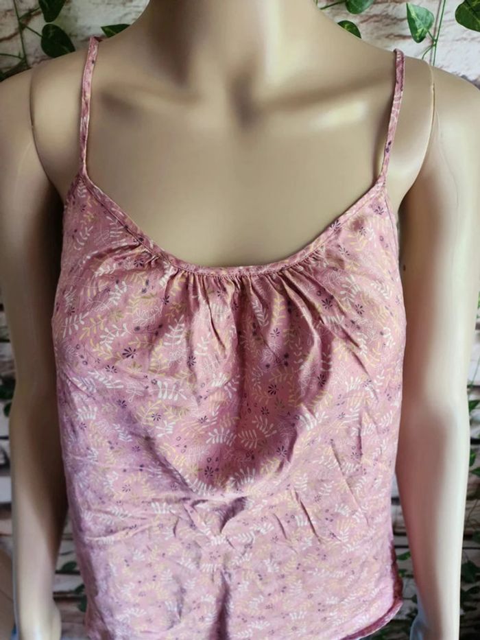 🌸Debardeur Satinée rose Taille 44🌸 - photo numéro 2