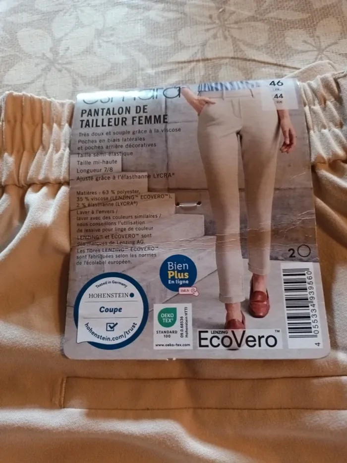 Pantalon de tailleur femme taille 46
