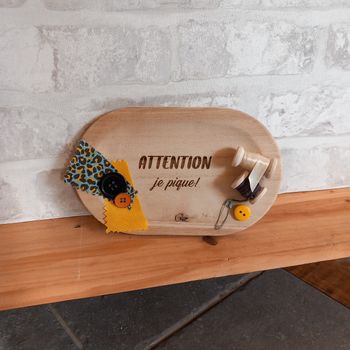 Plaque de porte couture