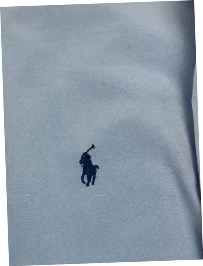 Chemise shirt Ralph Lauren bleu clair old money taille L - photo numéro 4