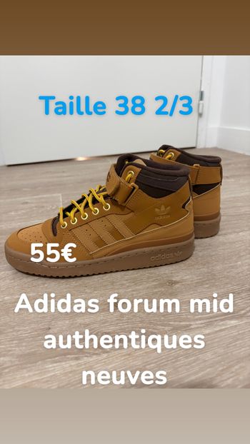 Baskets Adidas marron 38 2/3