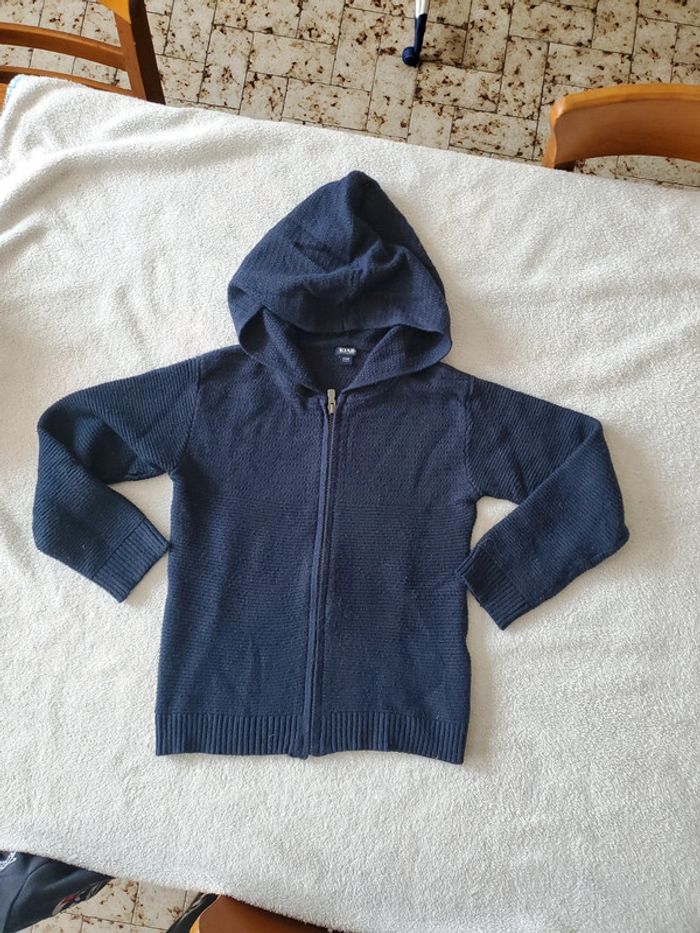 Gilet zippé 8 ans