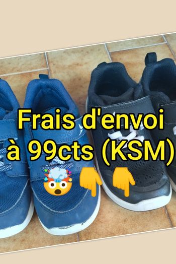 Lot de 2 paires de baskets Decathlon T27