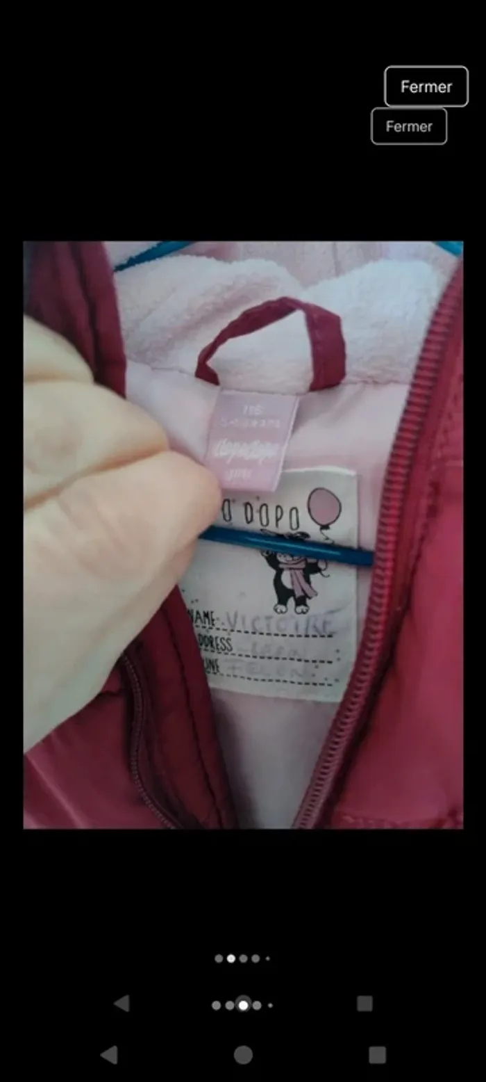 Veste fille sans manches - photo numéro 4