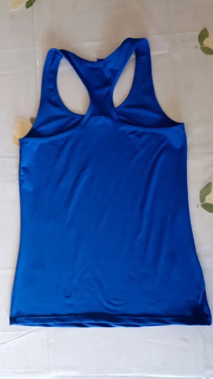 Débardeur sport Domyos Bleu - photo numéro 2