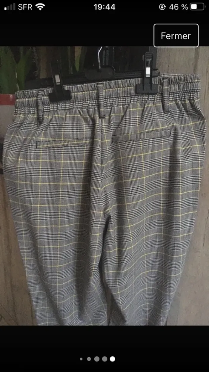 Superbe pantalon moderne et sophistiqué en 38 excellent état de marque Bizzbee - photo numéro 7