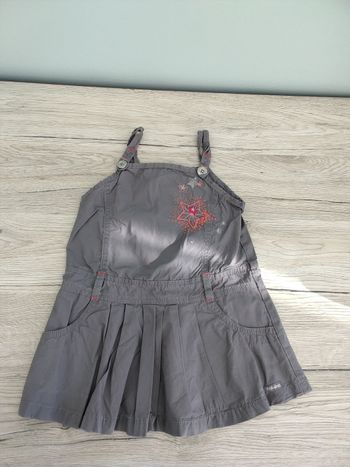 Robe à bretelles fille 9 mois