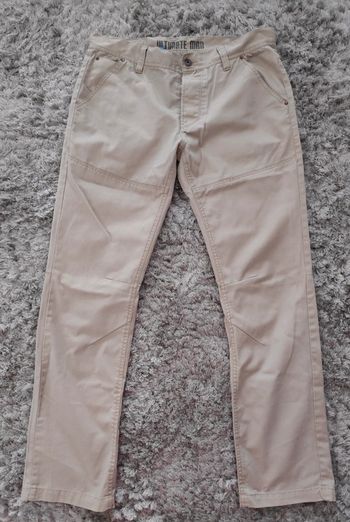 Pantalon homme beige