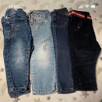 4 jeans garçon 9 mois