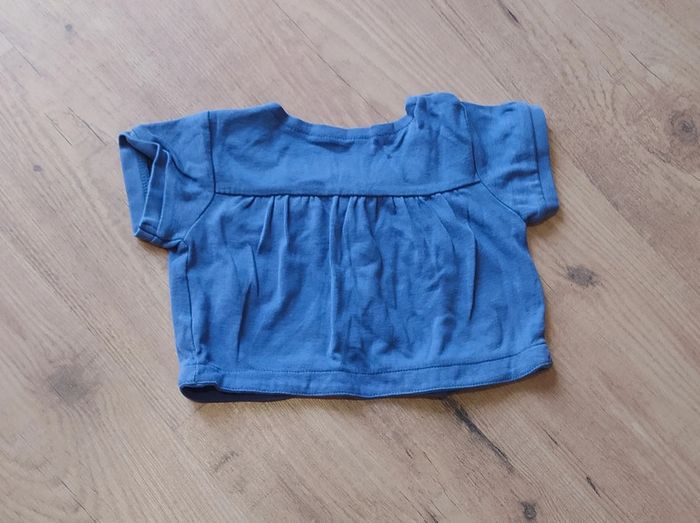 Boléro gilet bleu 2 ans - photo numéro 2