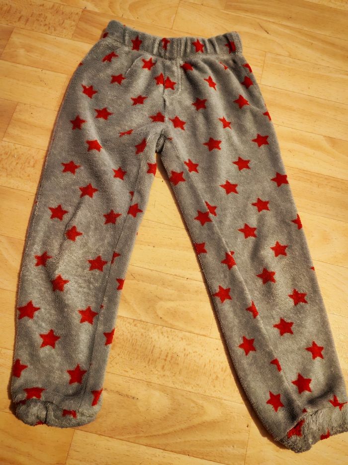 Pyjama chaud gris – thème Noël – Taille 6 ans - photo numéro 4