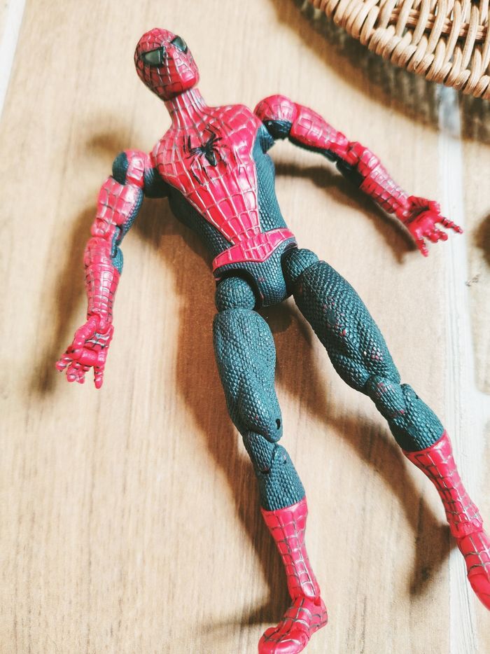 🦟Figurine Spider-man Avengers super sense superposeable année 2004 Toy biz - photo numéro 2