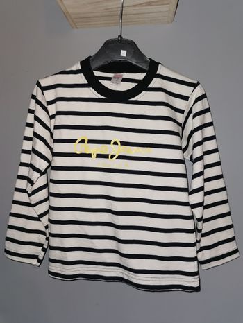 Pull marinière pépé jeans 4 ans