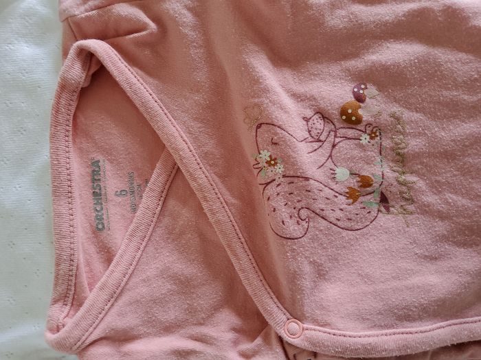 Bodies manches longues bébé fille 6 mois - photo numéro 2