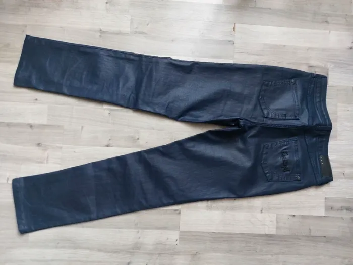 Jean's Kanopé enduit bleu marine - photo numéro 5