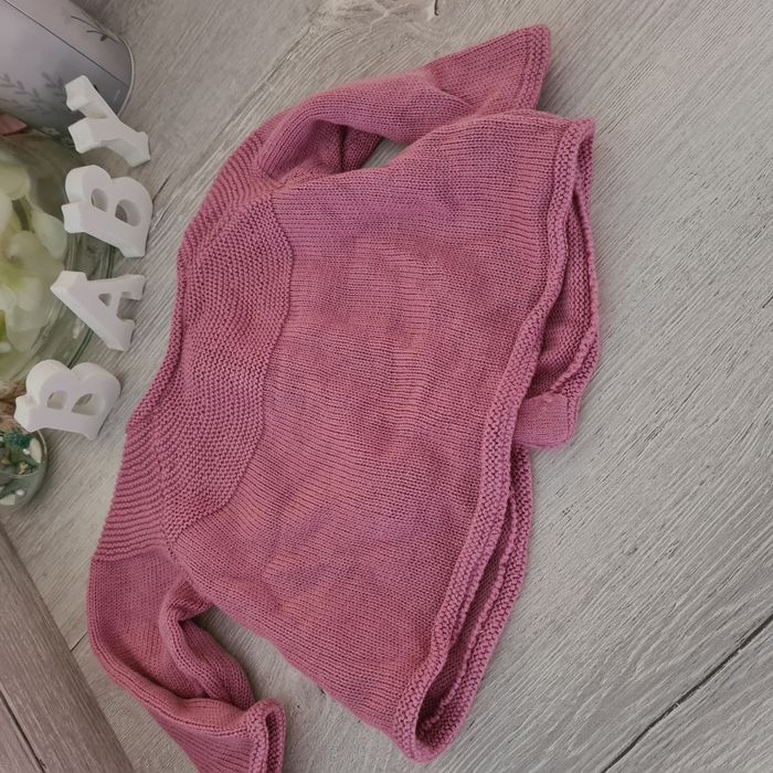 Gilet rose manches longues 12 mois Newness - photo numéro 4