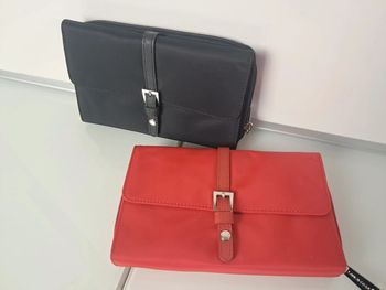 Lancaster grand portefeuille compagnon noir ou rouge neuf