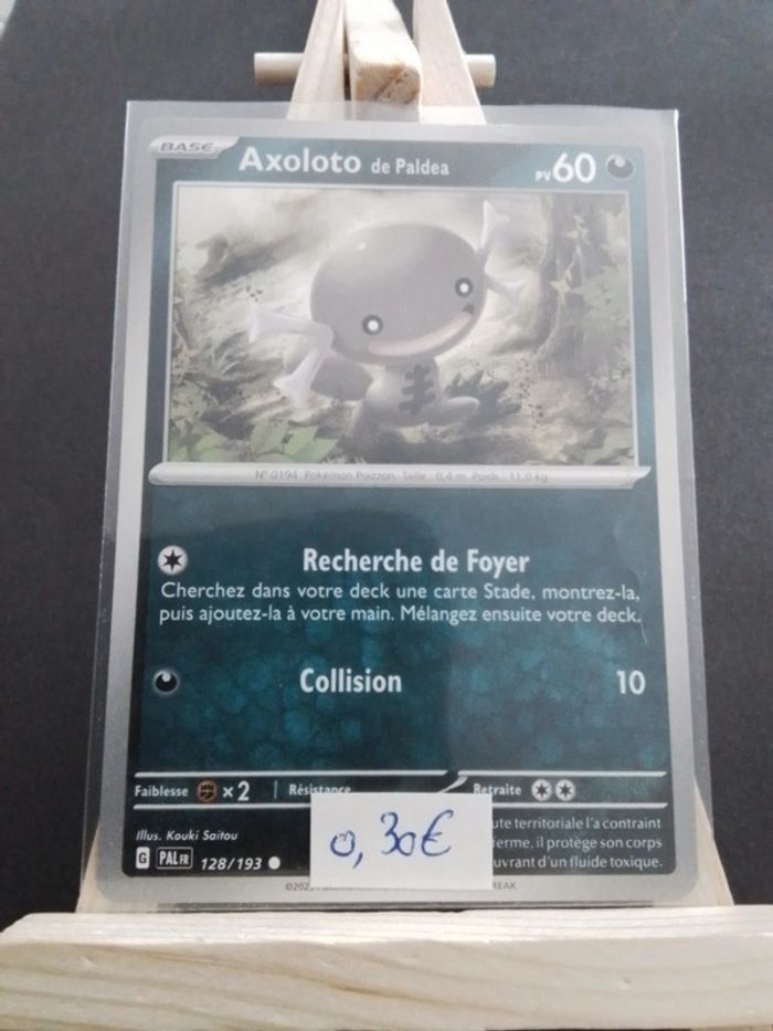Carte Pokémon Axoloto De Paldea128/193