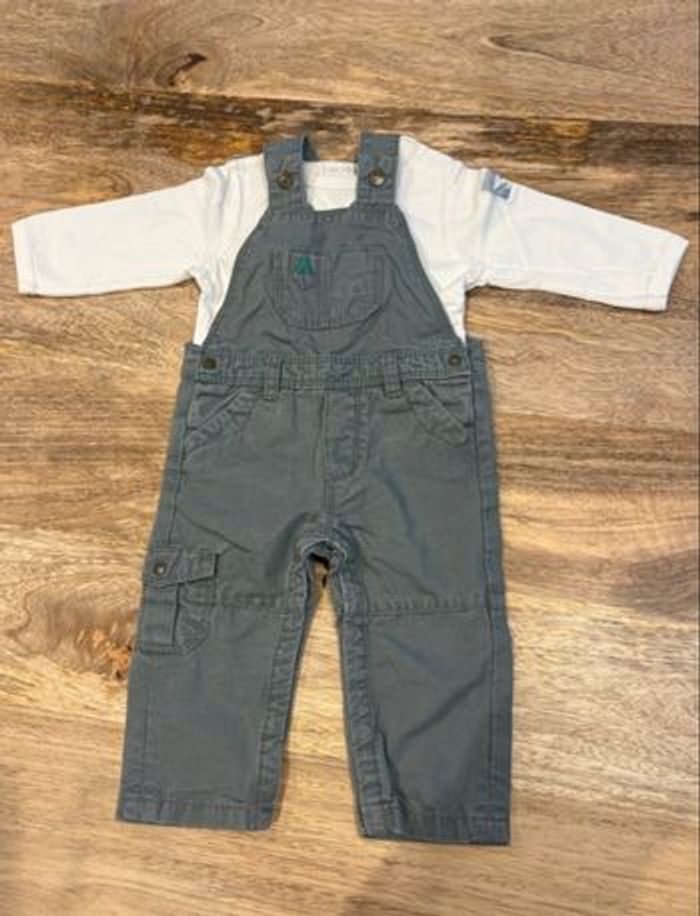 Lot 4 vêtement garçon OBAIBI en 6 mois 100% coton - photo numéro 6