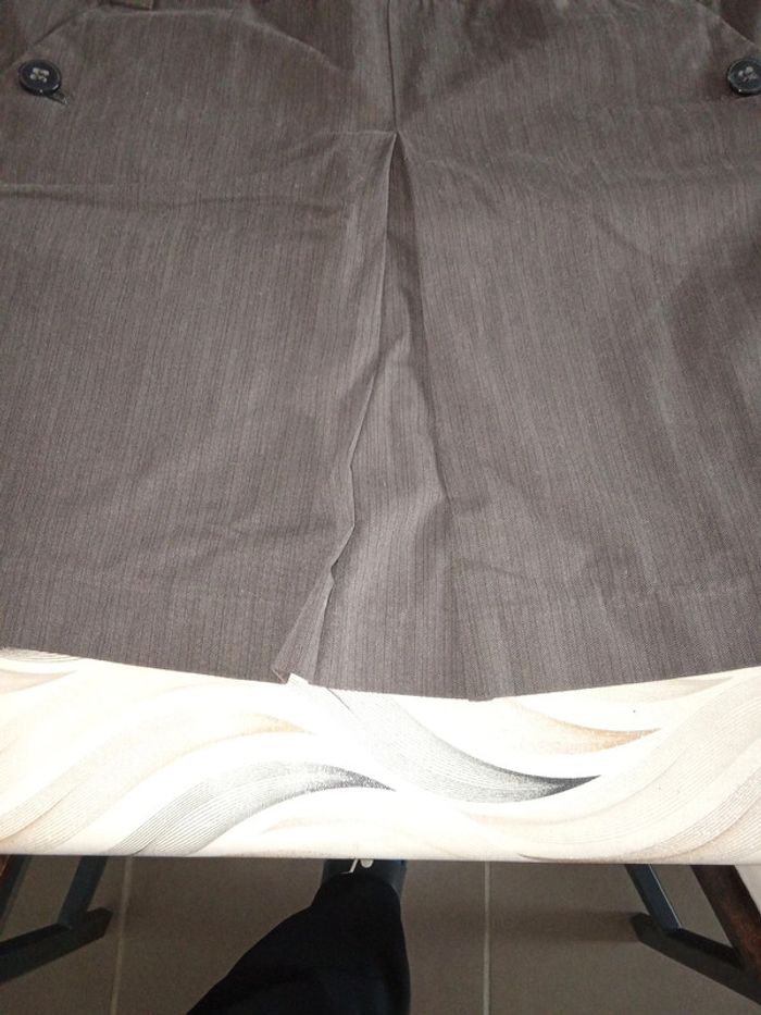 Jupe marron avec fine rayures esprit taille 44 - photo numéro 3