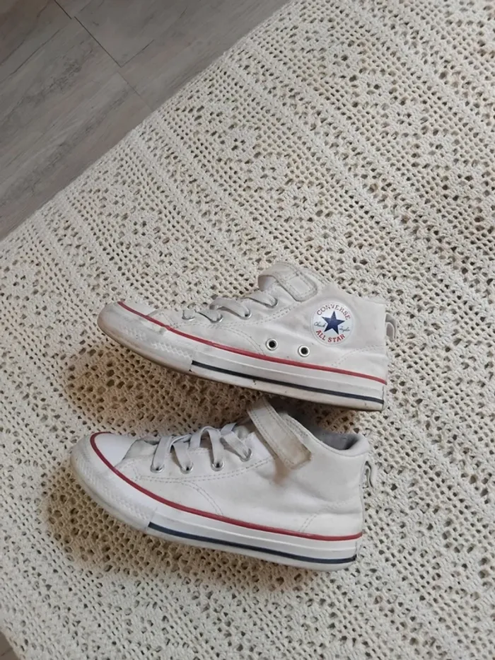 Converse blanche montante - photo numéro 8