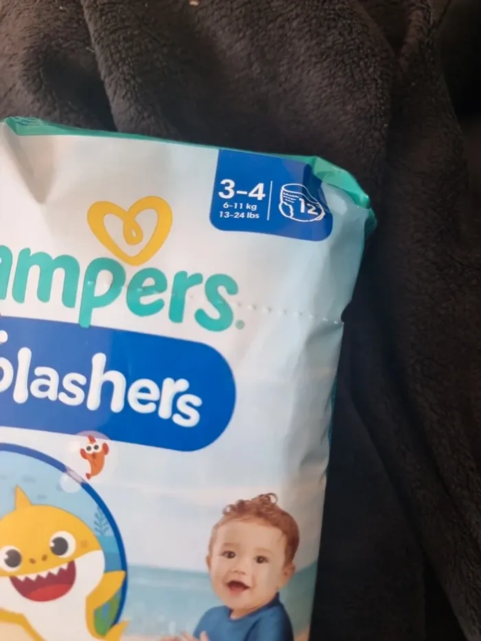 Couche de bain pampers splashers taille 3-4 - photo numéro 2